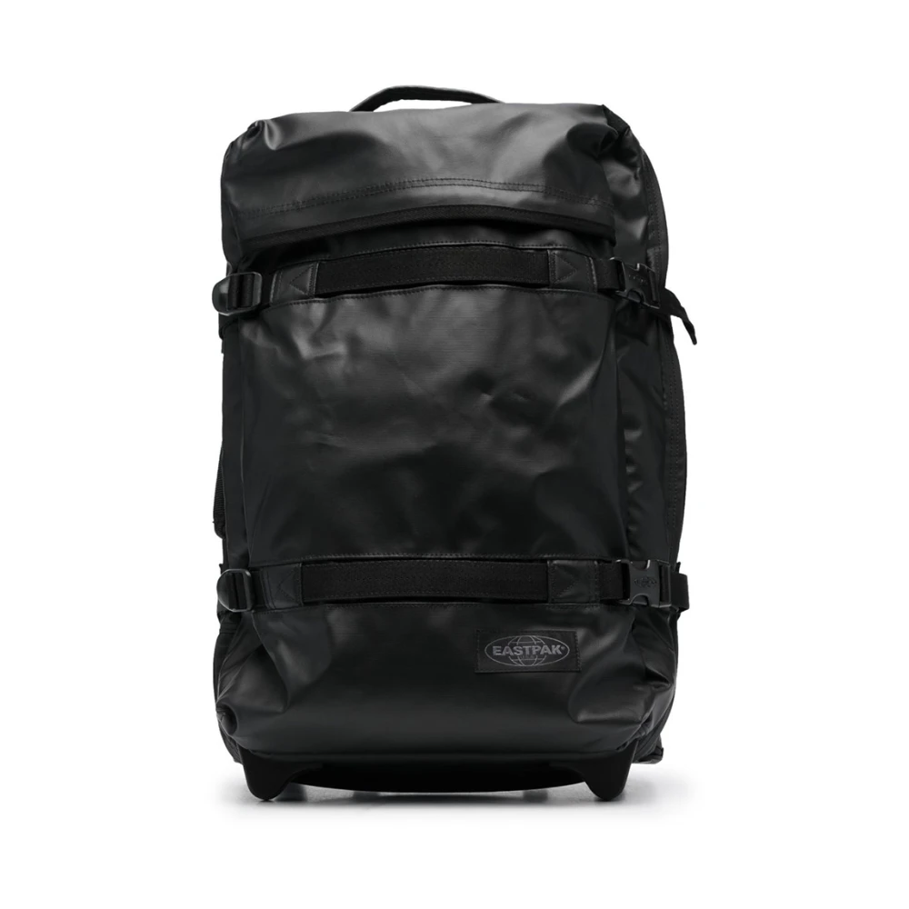 Eastpak Zwarte Tarp Koffer met Logo Black Heren