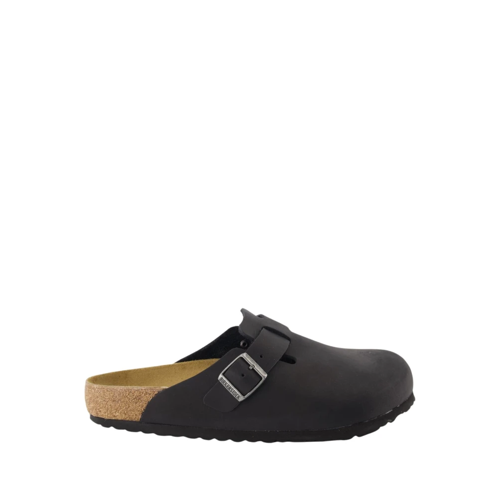 Birkenstock Boston Mules Black, Herr