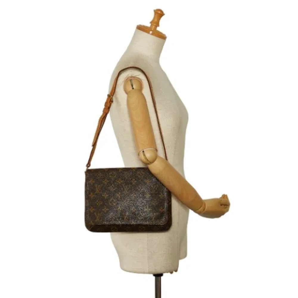 Louis Vuitton Vintage Pre-owned Plastic shoulder-bags Brown Dames