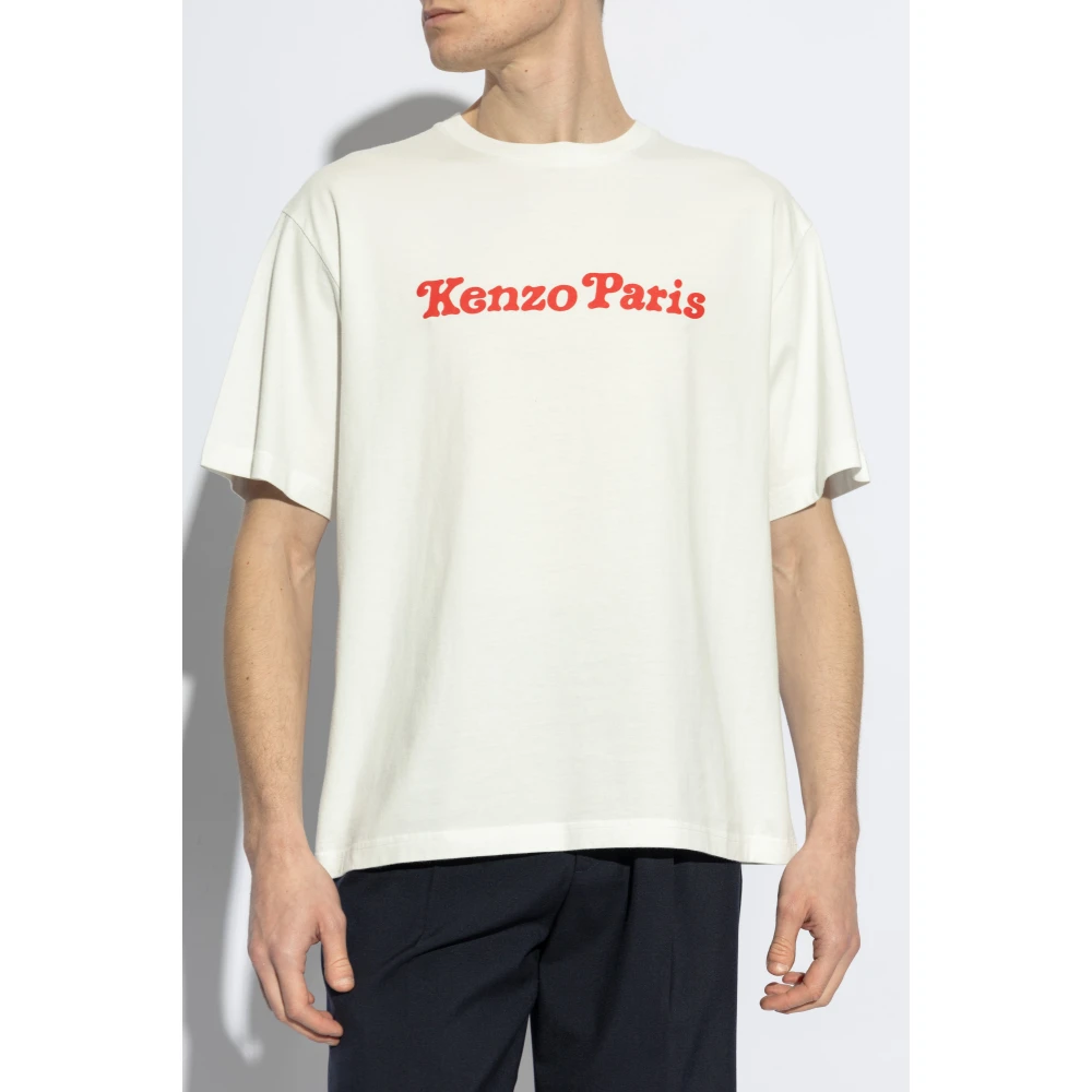 Kenzo T-shirt met print White Heren