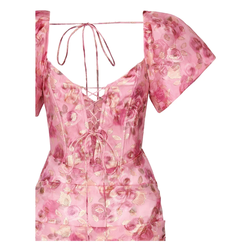 For Love & Lemons Roze jurken met voor sluiting Pink Dames