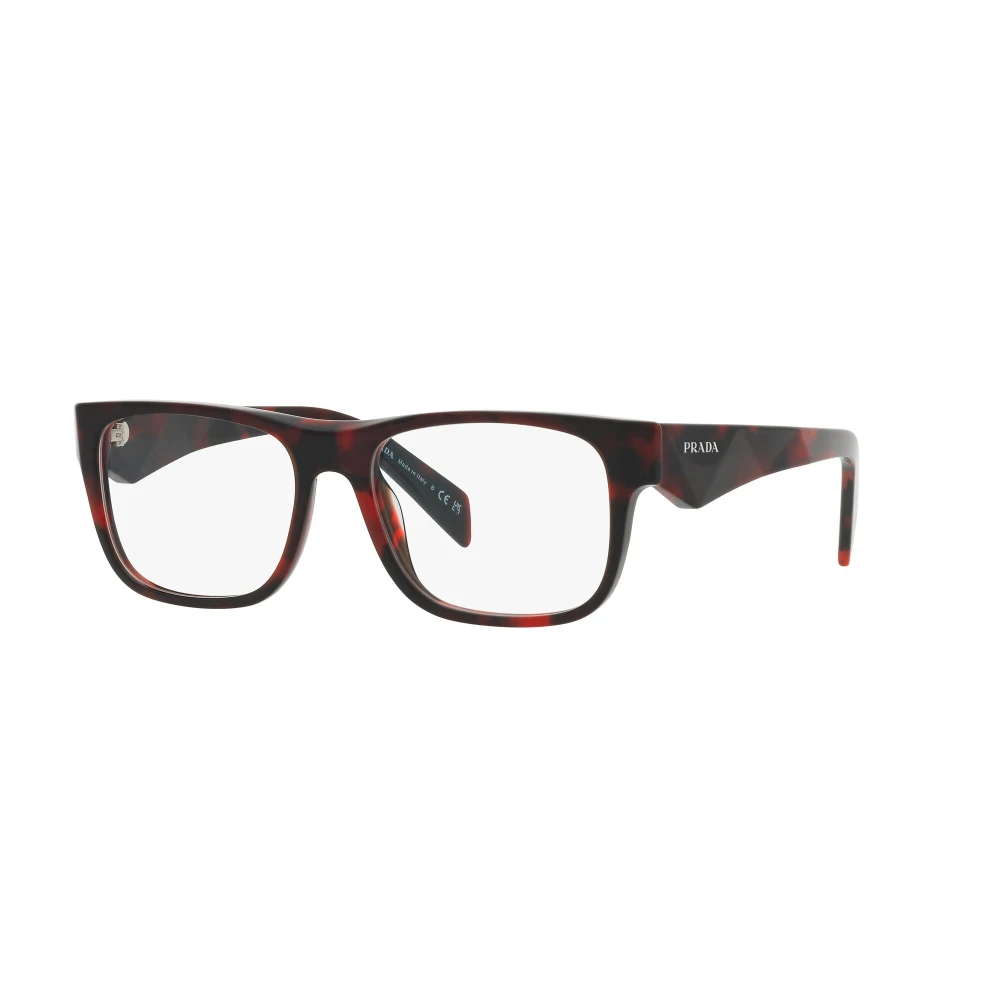 Prada Unisex Brown Glasses,, Stylish Eyewear Frames In Havana Color Medium
