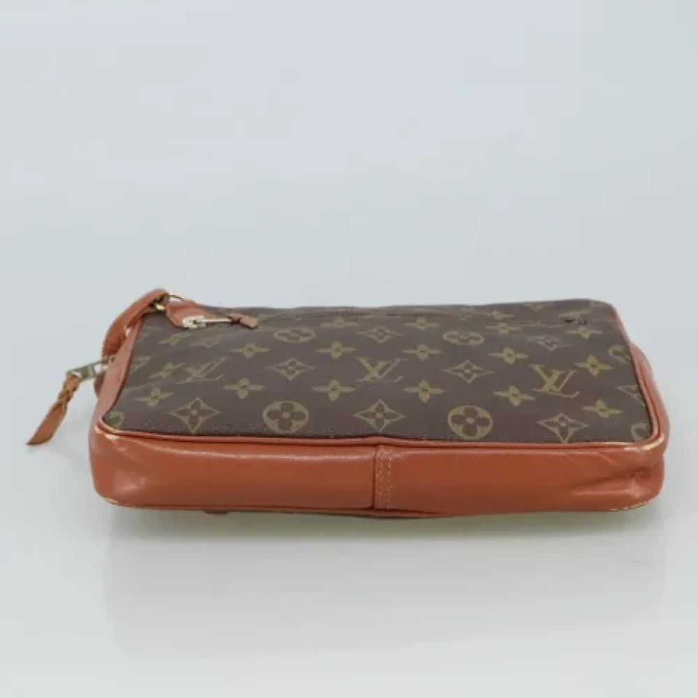 Louis Vuitton Vintage Pre-owned Canvas clutches Brown Dames