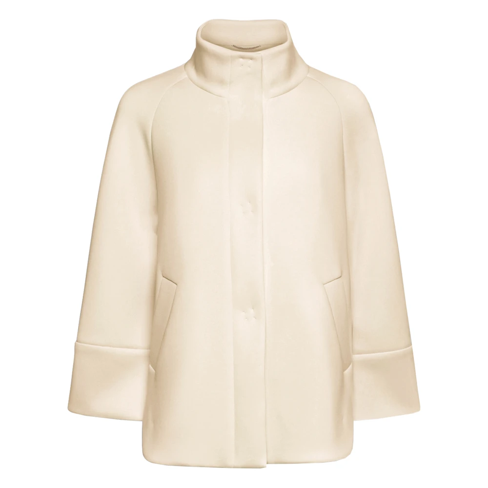 Elena Mirò Stijlvolle Jas voor Vrouwen Beige Dames