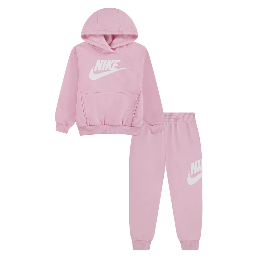 Nike Unisex Kids Pink Kids Sport Sets, 4 Y, Club Fleece Tracksuit