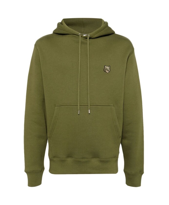 fox-motif-olijfgroene-sweatshirt