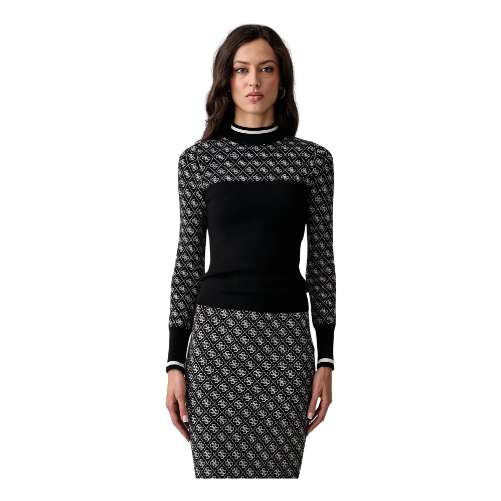 Guess Donna Noir Dolcevita Da Aubrey 4G - Immagine 2