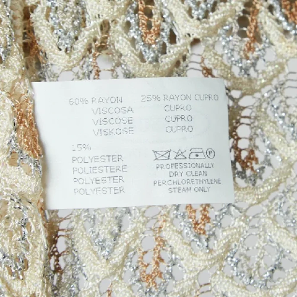 Missoni Pre-owned Fabric dresses Beige Dames