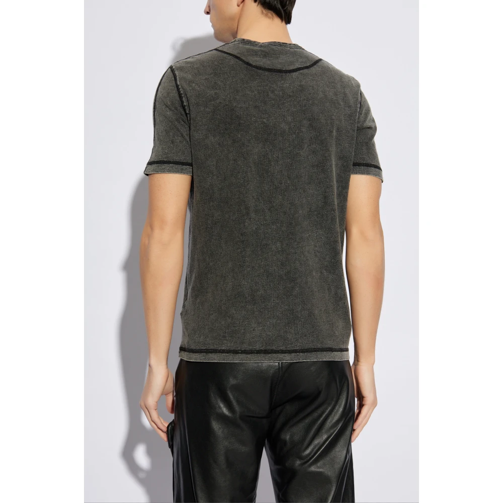 Diesel T-shirt 'T-Adjind' Gray Heren