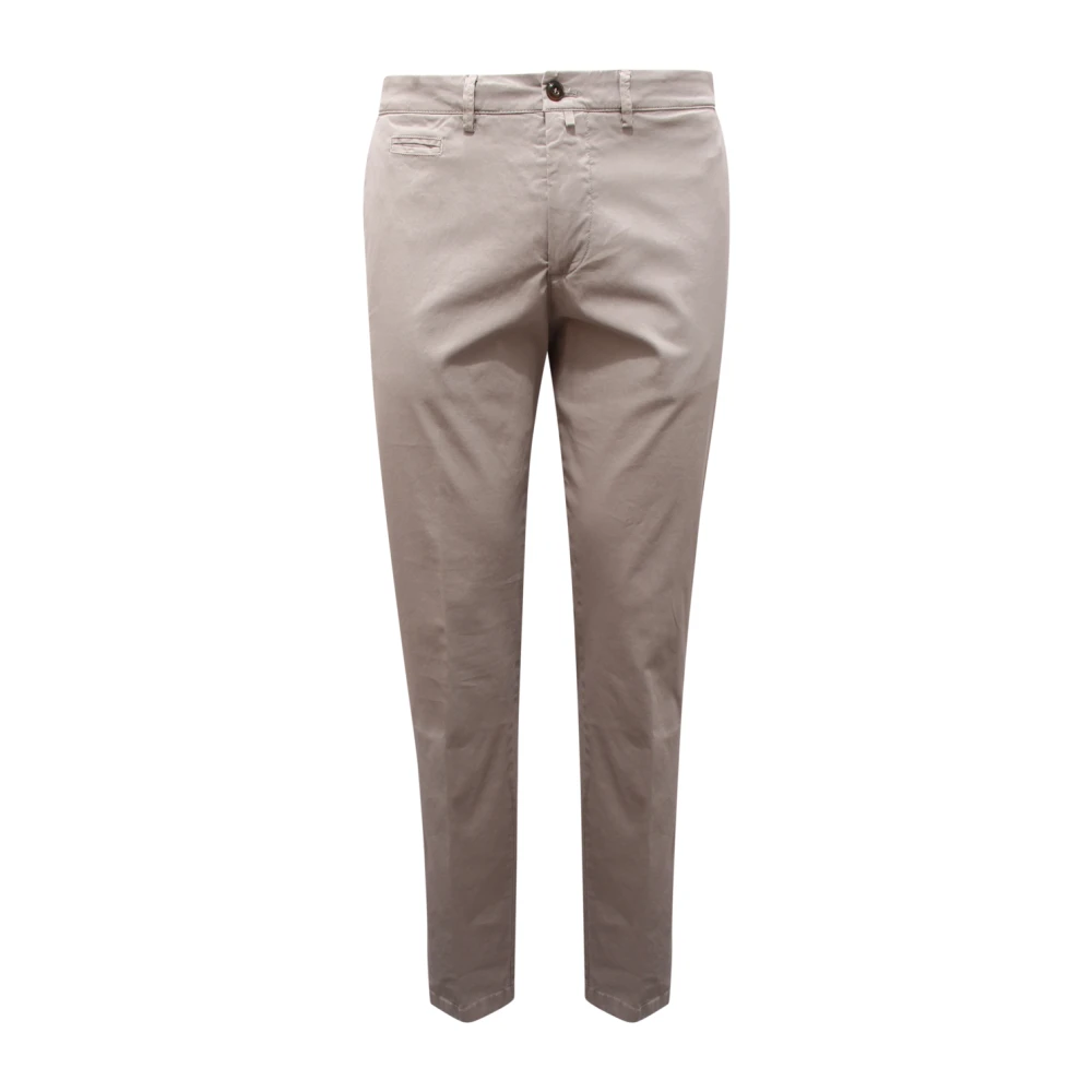Briglia Men's Gray Slim Fit Trousers