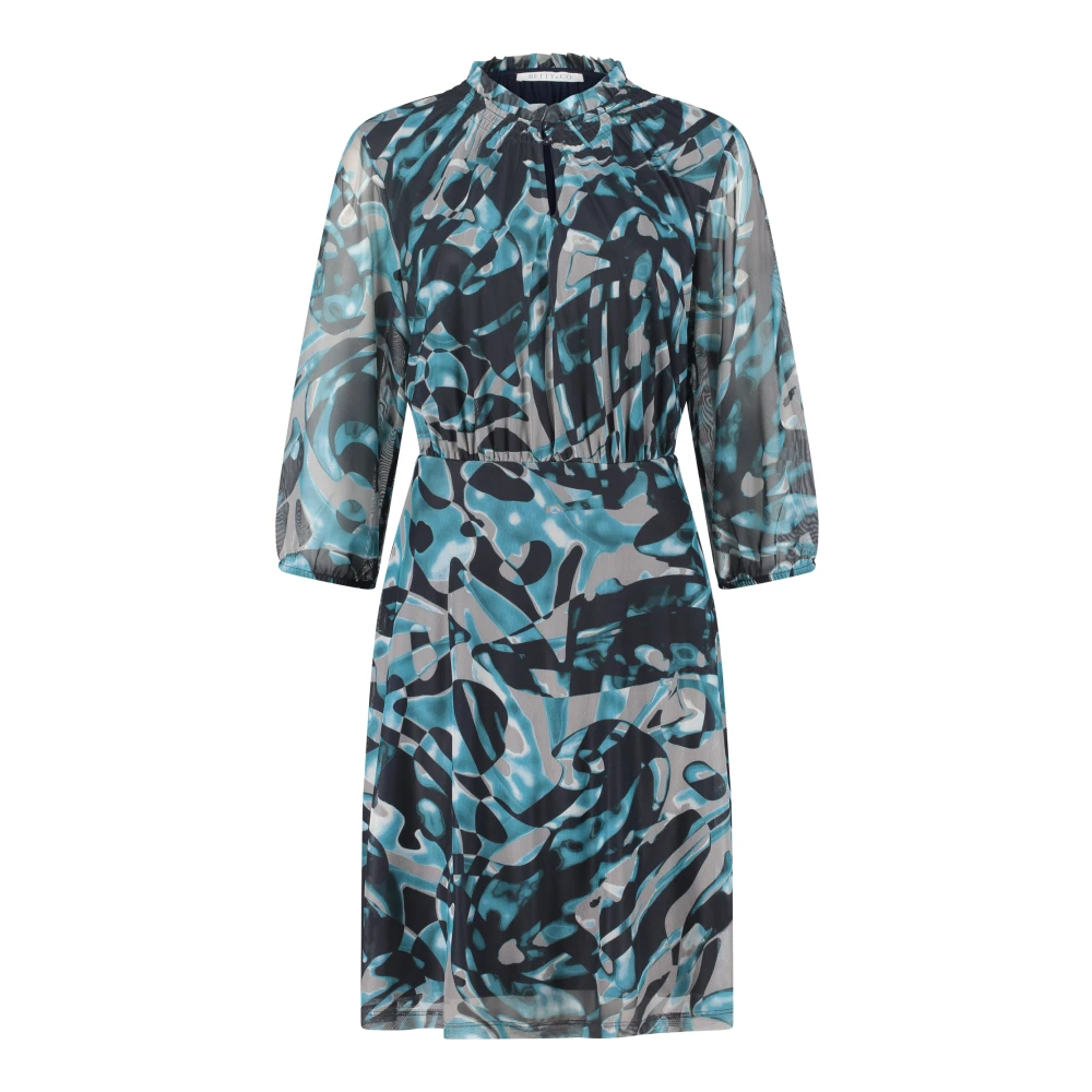 Betty & Co Casual jurk met 3 4 mouwen Multicolor Dames