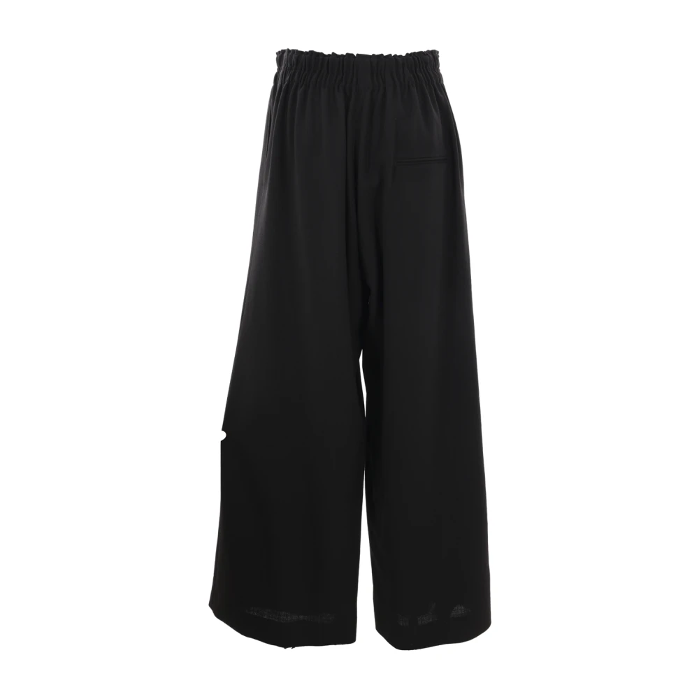 Quira Wijde Pijp Zwarte Broek Black Dames