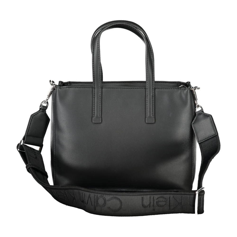 Calvin Klein Zwarte dameshandtas met verstelbare band Black Dames