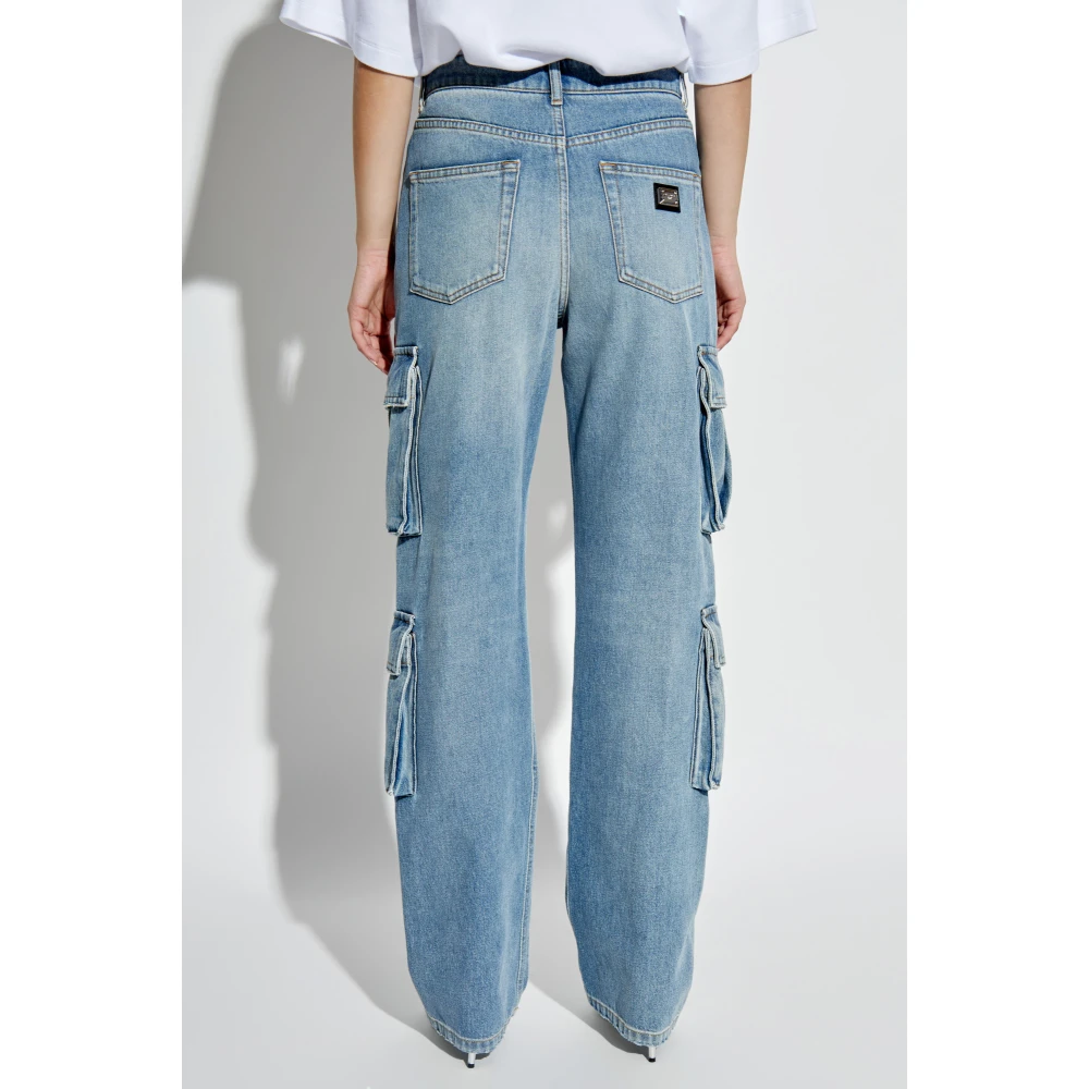 Dolce & Gabbana Jeans met zakken Blue Dames