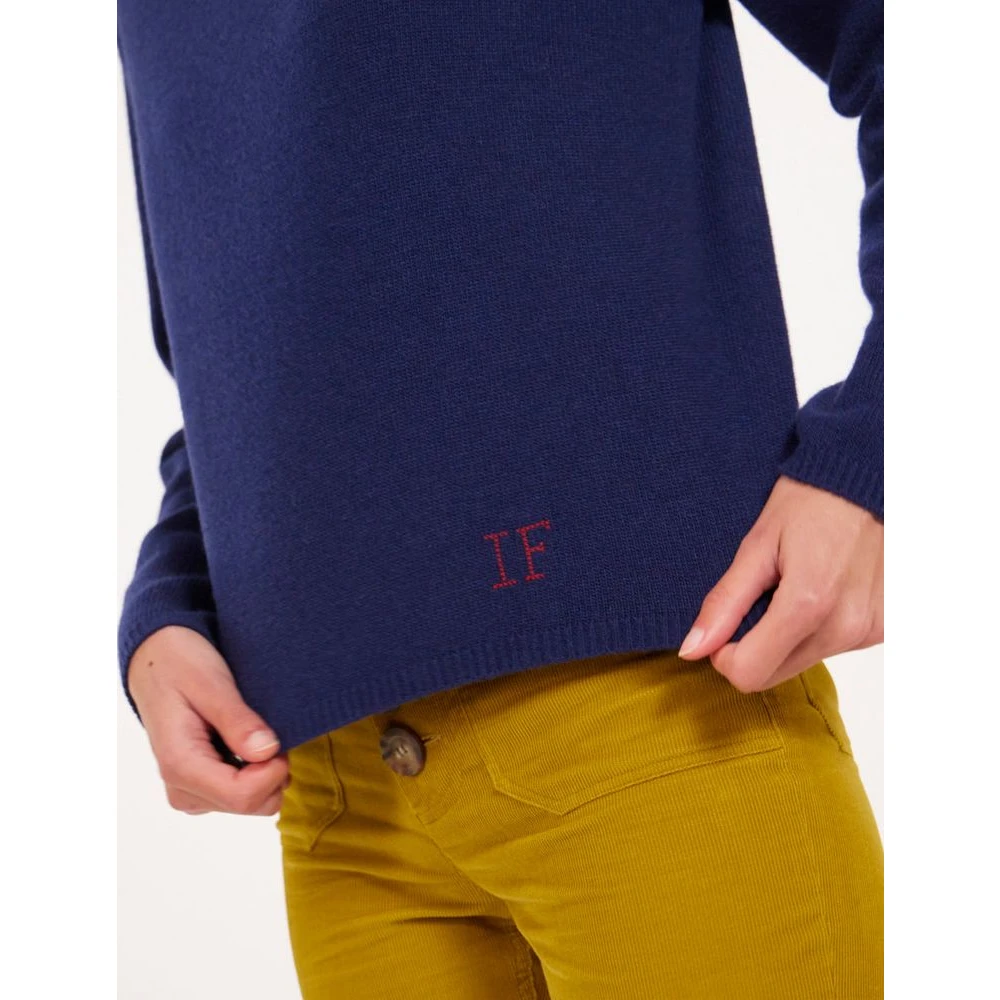 Ines De La Fressange Paris Navy Angelina Jumper Blue Dames