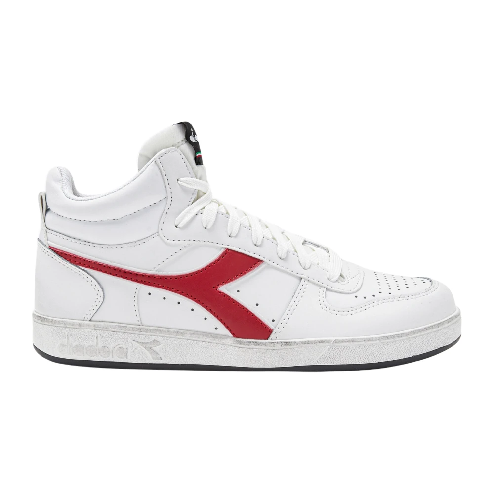 Diadora Icona Sneakers Vår/Sommar Läderkollektion White, Herr