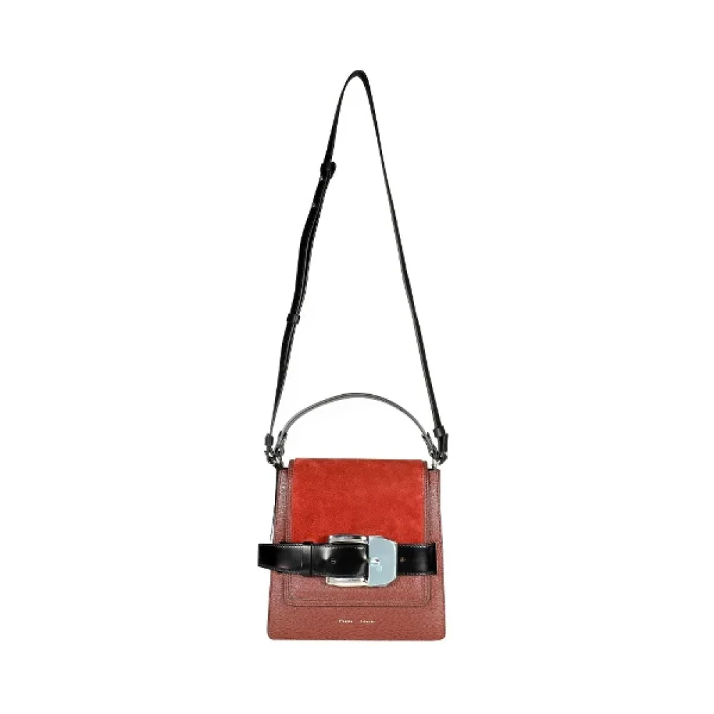 Proenza Schouler Pre-owned Leather shoulder-bags Red Dames