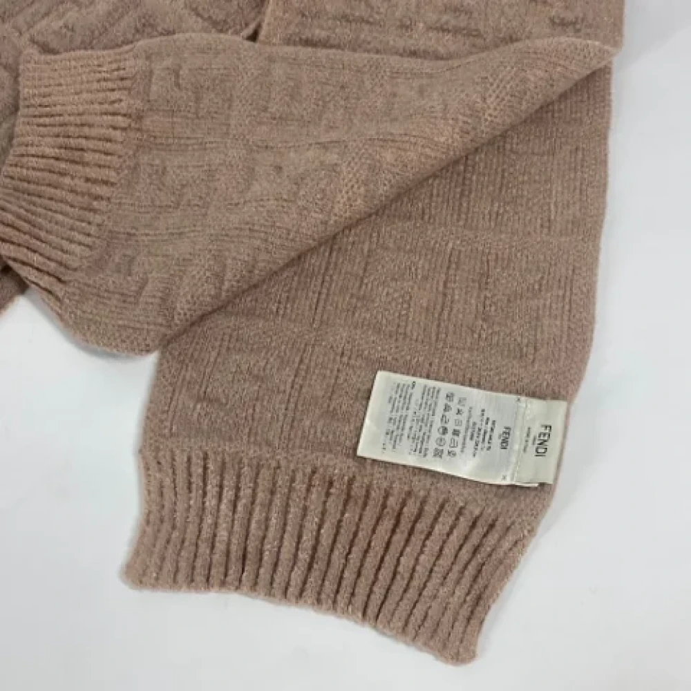 Fendi Vintage Pre-owned Nylon scarves Beige Dames
