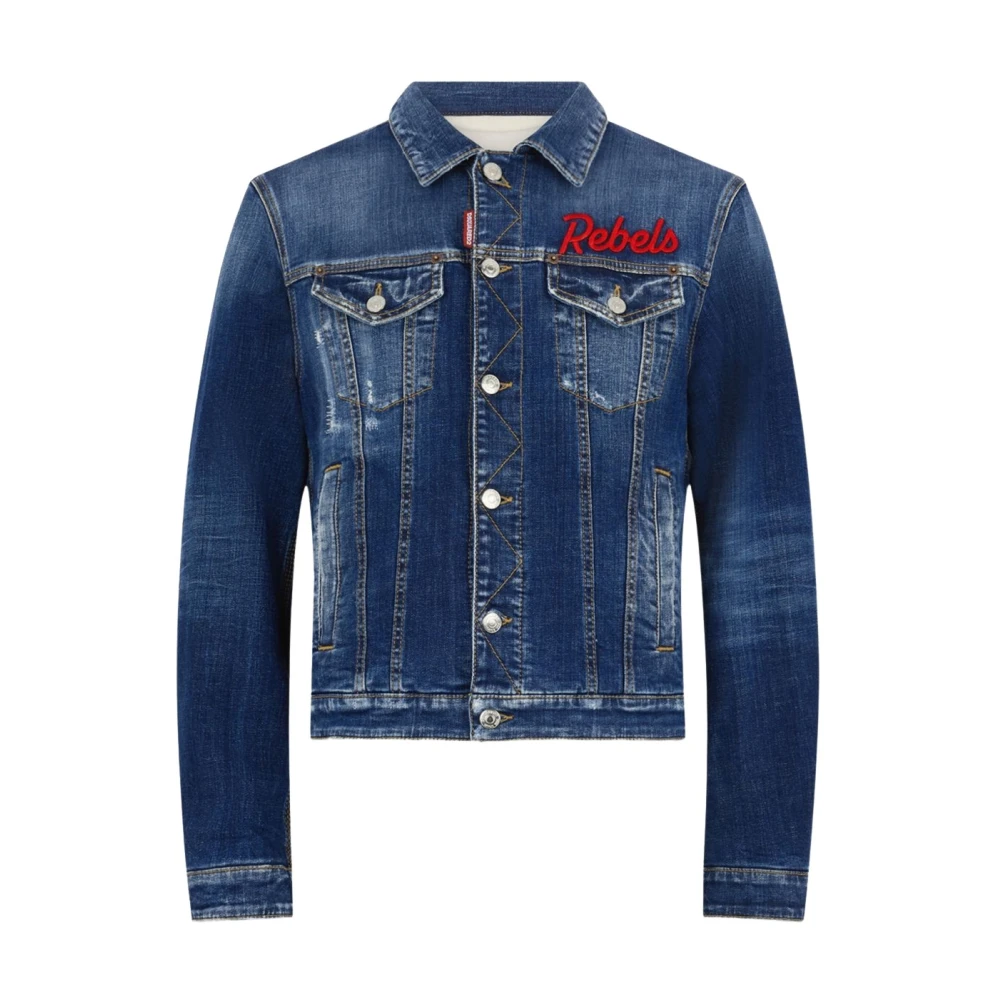 Dsquared2 Men's Blue Dan Jean Jacket