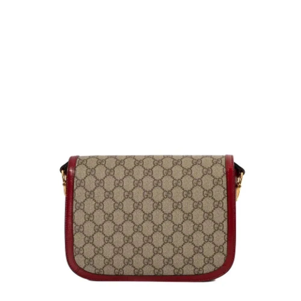 Gucci Vintage Pre-owned Canvas gucci-bags Beige Dames