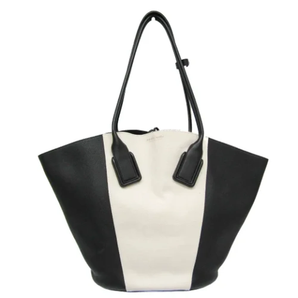 Bottega Veneta Vintage Pre-owned Leather totes Black Dames