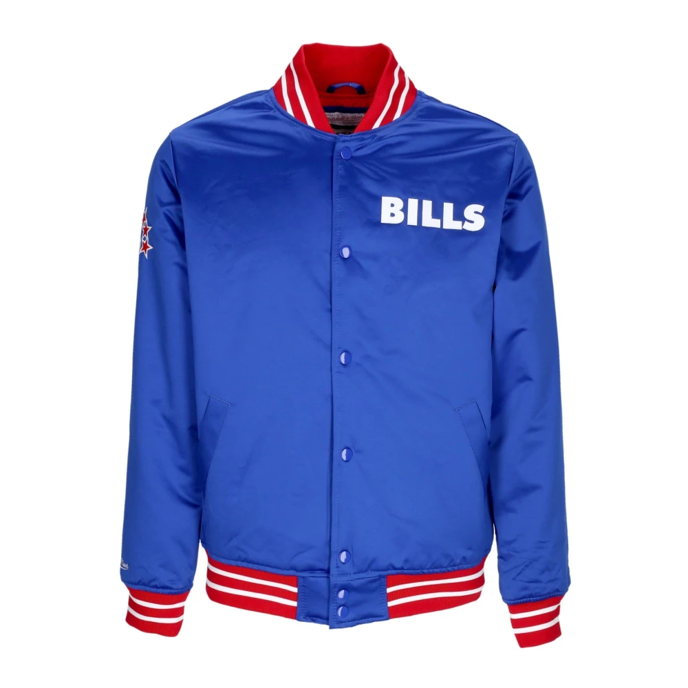Mitchell & Ness Men's Blue Bomber Jackets, Xl, Nfl Bomber Jacket Team Colors Celebration