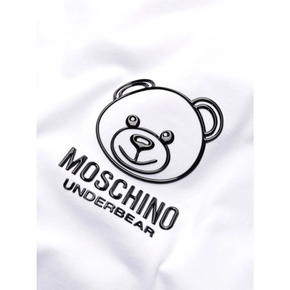 Moschino Teddy Bear Print T-shirt Wit White Dames