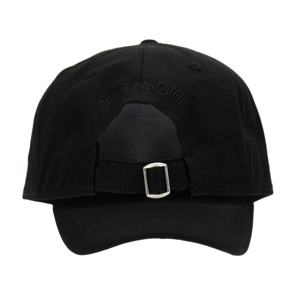 Dsquared2 Iconische Baseballpet met Gesp Sluiting Black Unisex