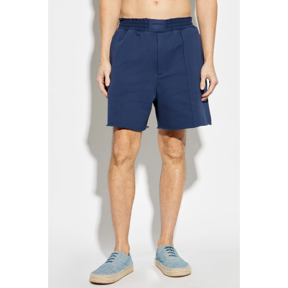 Helmut Lang Zweetshorts Blue Heren