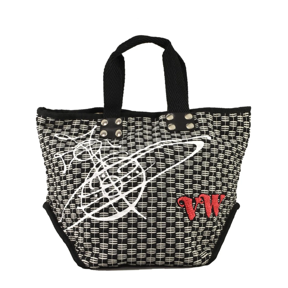 Vivienne Westwood Stijlvolle katoenen tas Black Dames