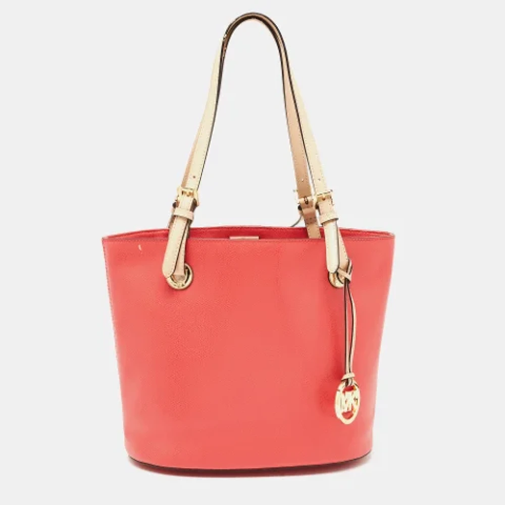 Michael Kors Pre-owned Leather totes Red Dames