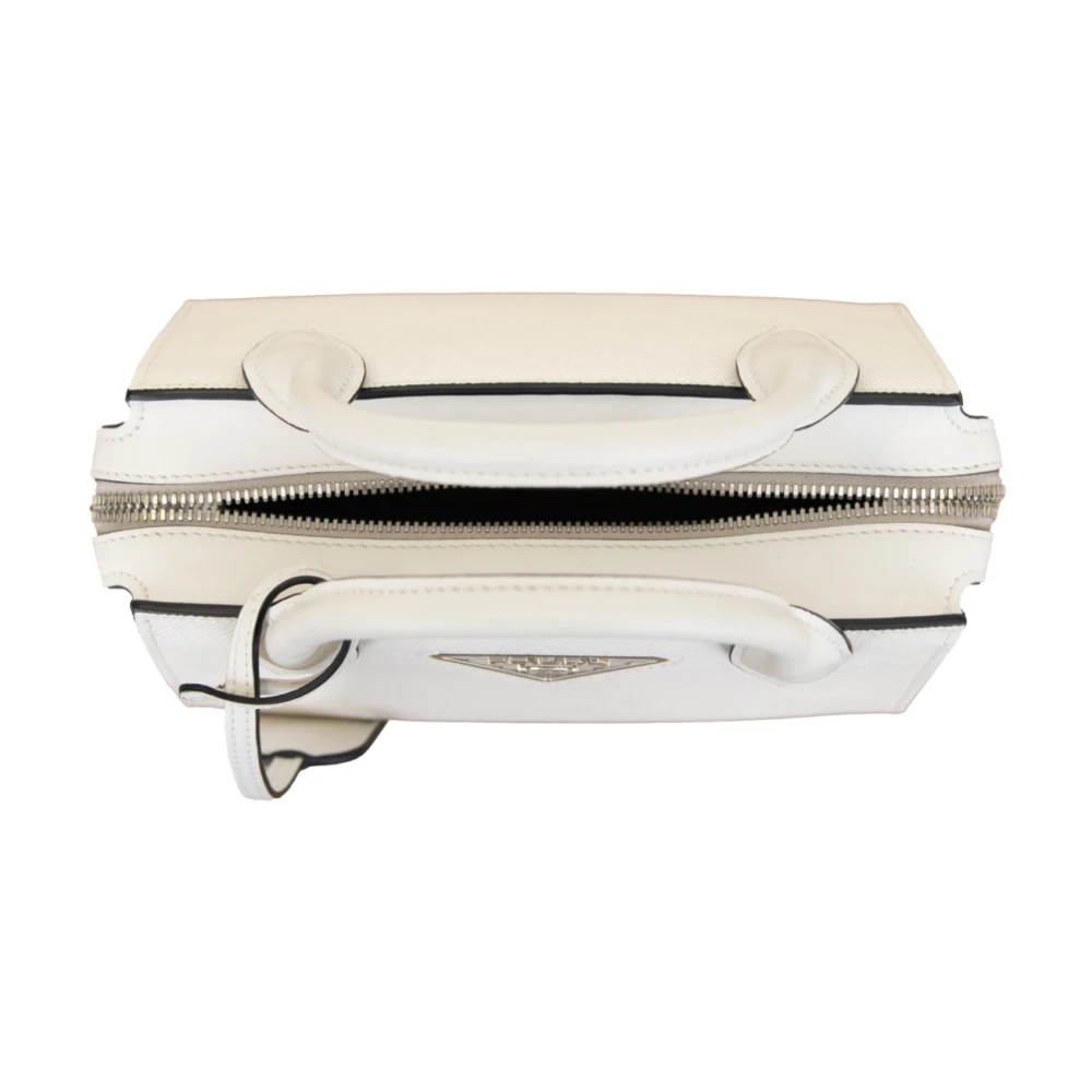 Prada Garnet leren dames schoudertas White Dames