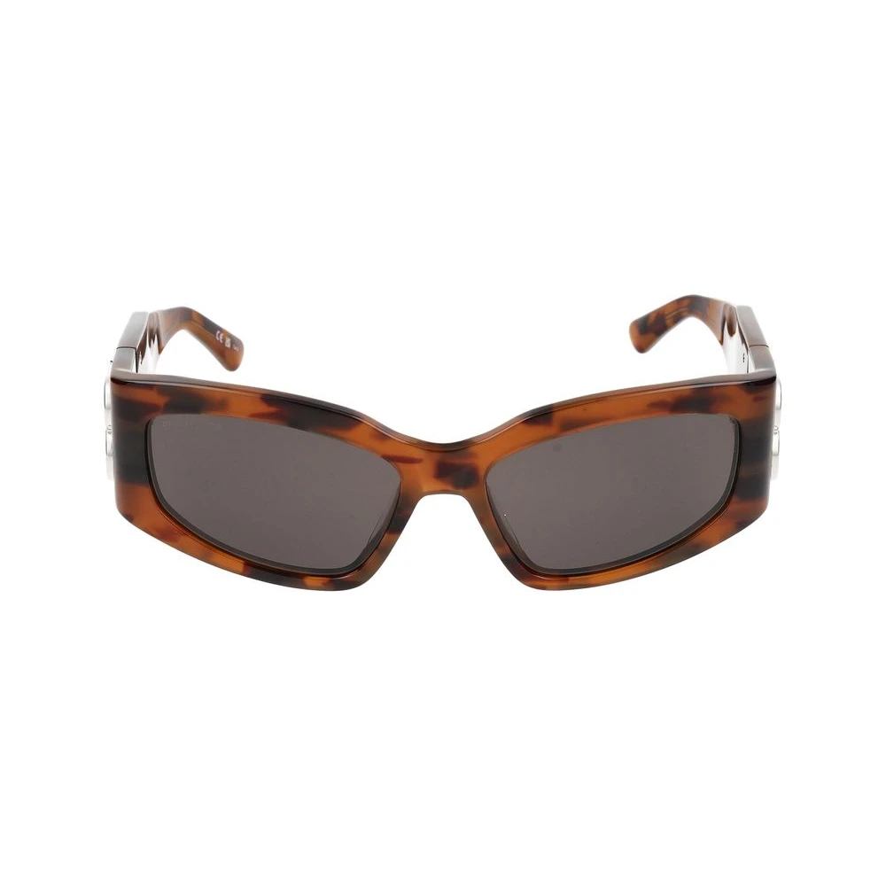 Balenciaga Women's Brown Sunglasses, 57 Mm, Stylish Havana Grey Sunglasses
