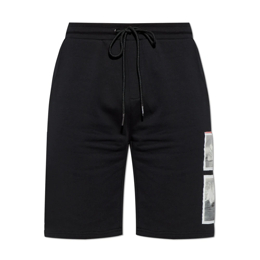 Iceberg Zweetshorts Black Heren