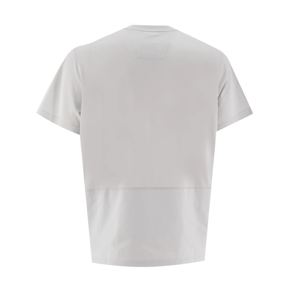 Parajumpers T-shirt met ritssluiting zak Gray Heren