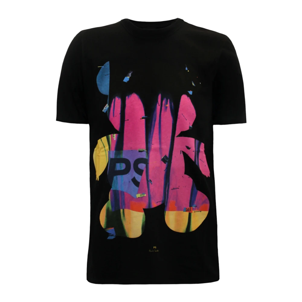 PS By Paul Smith Teddy T-shirt Slim Fit Casual Stijl Black Heren