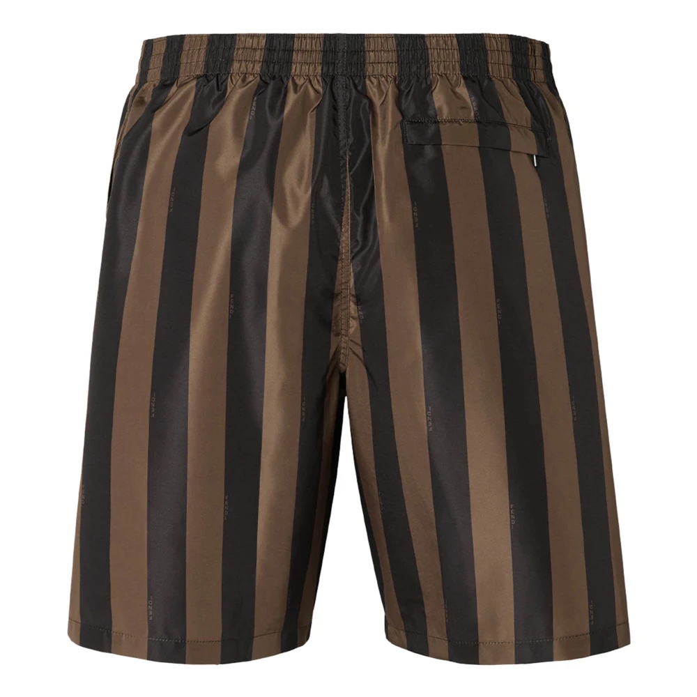 Fendi Men's Brown Sea Clothing With Elasticated Waistband