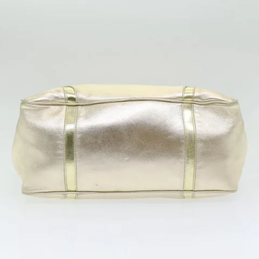 Loewe Pre-owned Leather handbags Yellow Dames