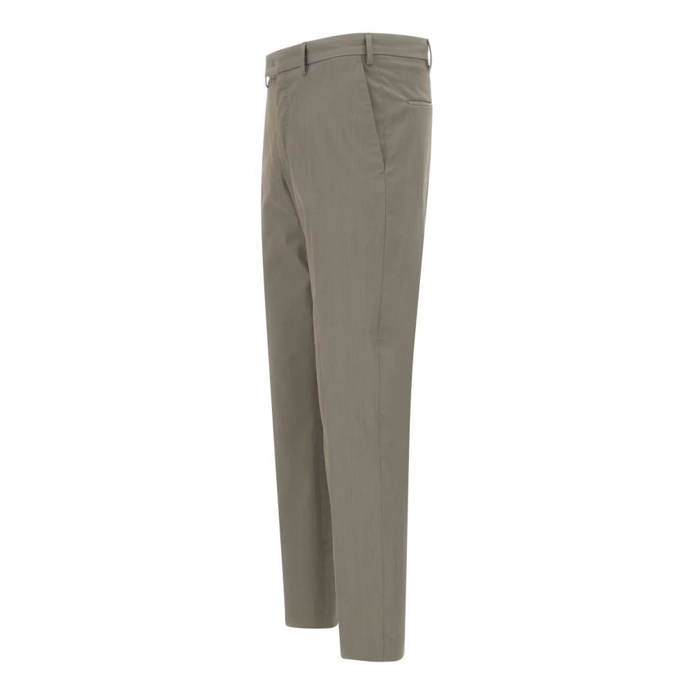 PT Torino Slim Fit Grijze Broek Edge Collection Gray Heren