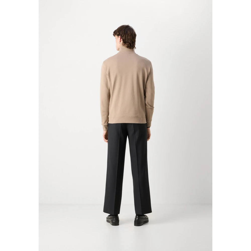 Hugo Boss Zetrust Half Zip Sweatshirt Brown Heren