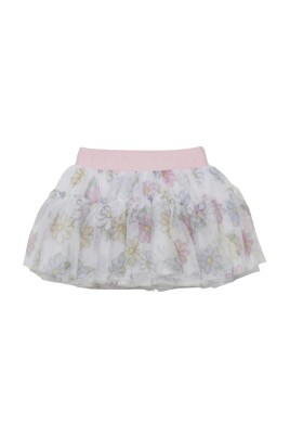 floral-print-kids-skirt-white
