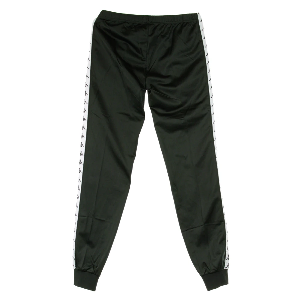 Kappa Smalle Dames Trainingsbroek Zwart Wit Black Dames