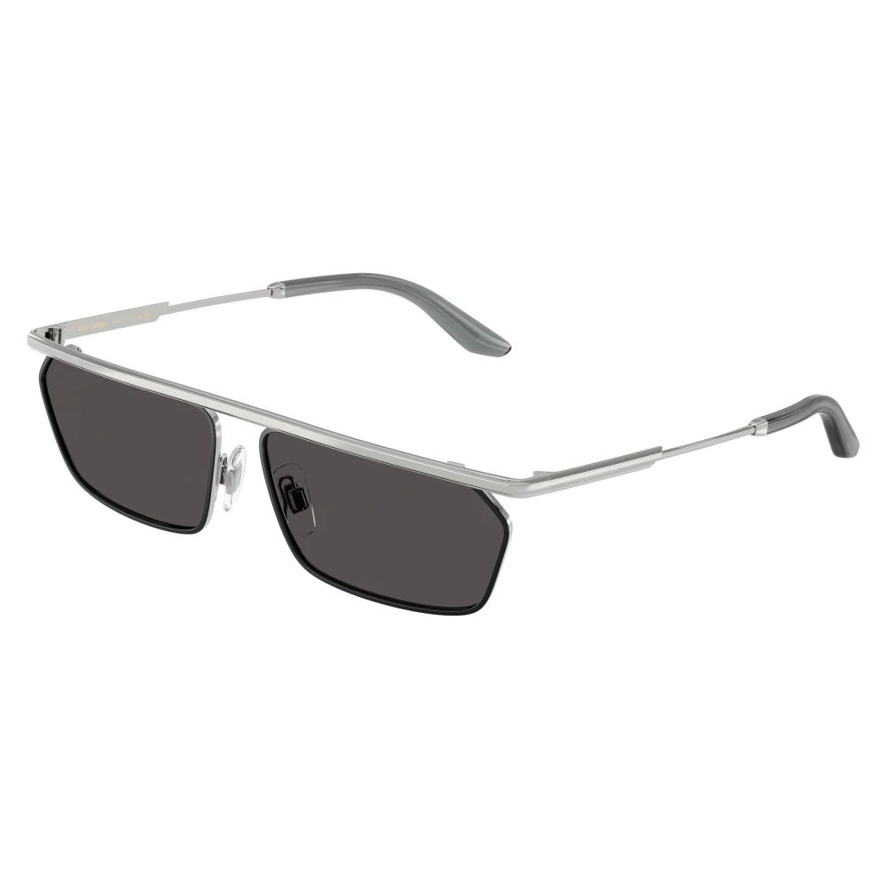 Dolce&Gabbana Man Sunglass DG2327 - Frame color: Silver/Matte Black, Lens color: Dark Grey - Image 3