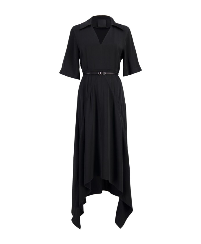 black-midi-dress
