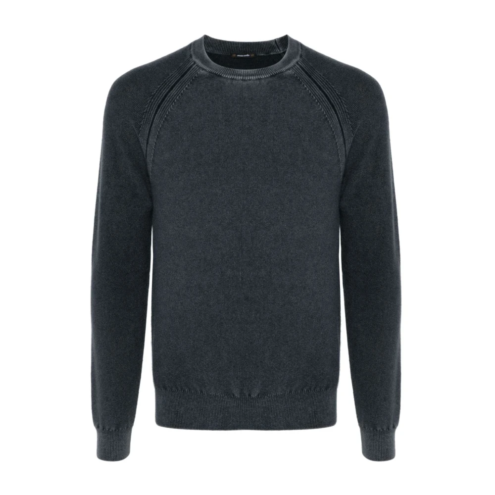 Jacob Cohën Navy Blauw Kasjmier Gebreide Trui Blue Heren