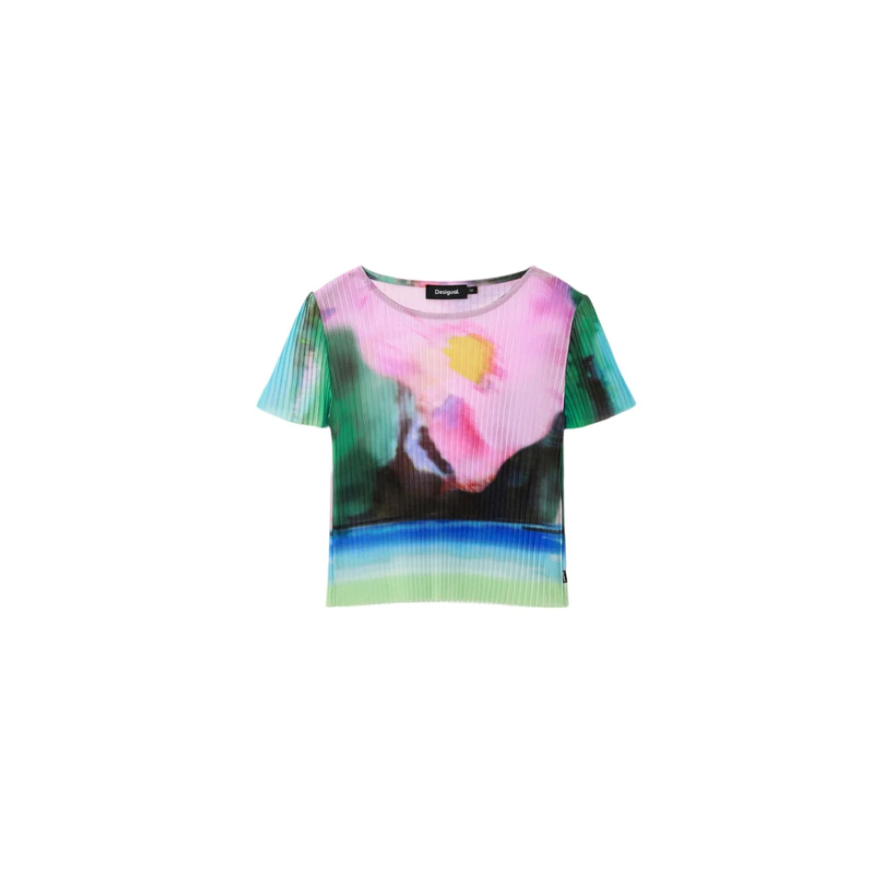 Desigual Korte Mouw T-shirt Multicolor Dames