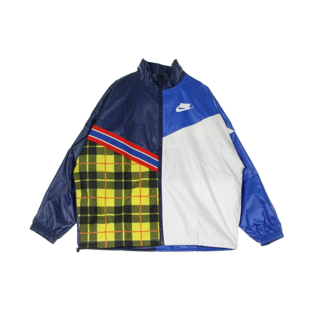 Nike Blauwe Windbreaker Jas voor Vrouwen Multicolor Dames