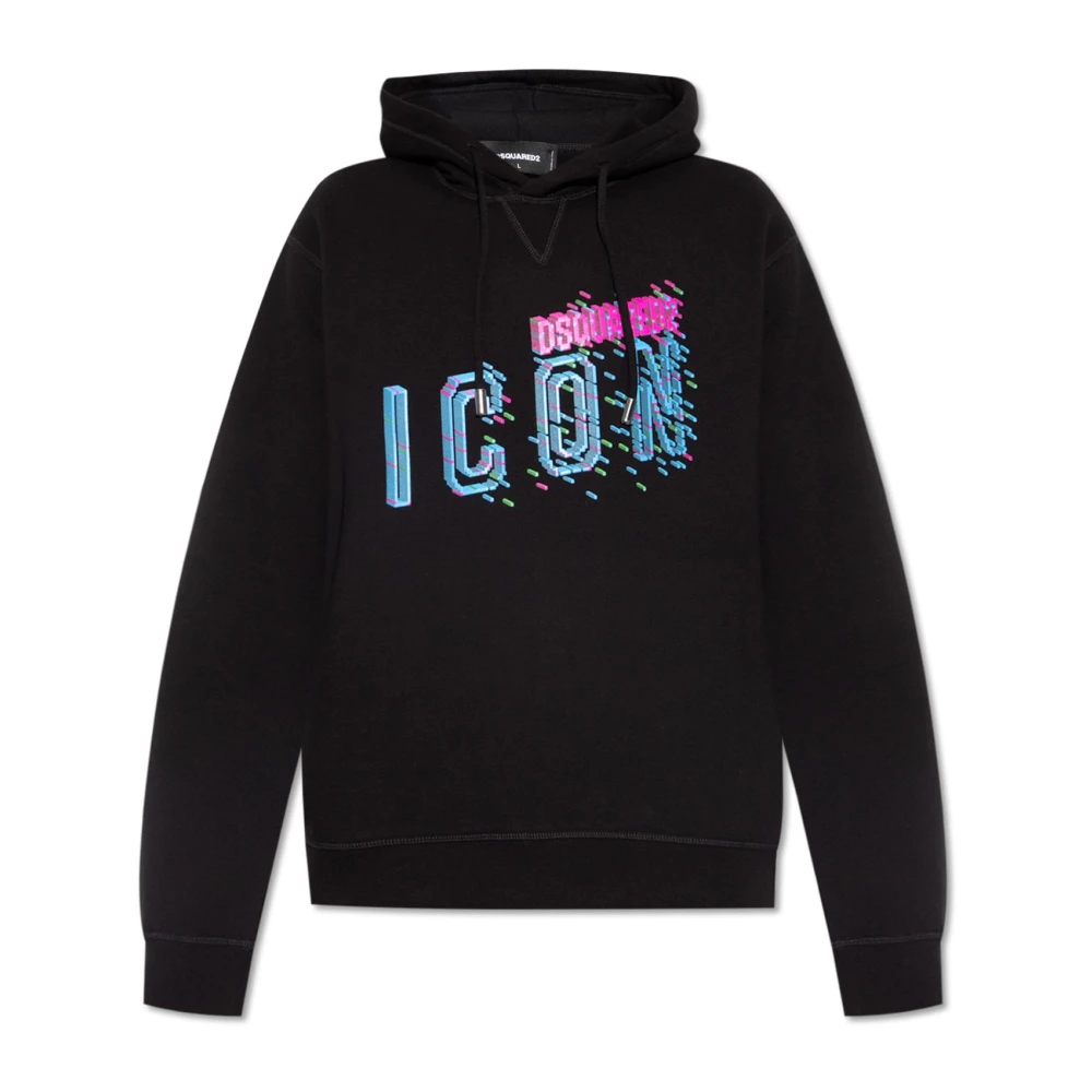 Dsquared2 Men's Black Stylish Sweatshirts And Hoodies - Hoodies - Xl - Sweatshirts & Hoodies