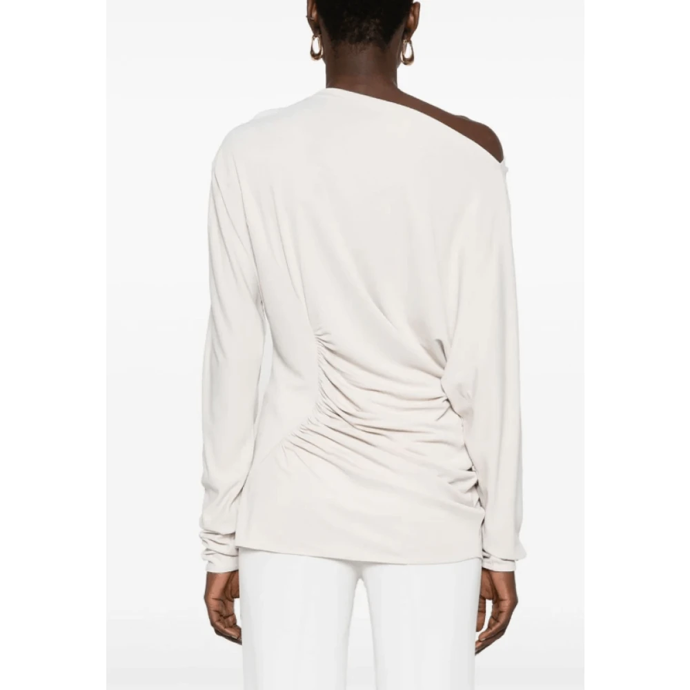 Khaite Long Sleeve Tops White Dames