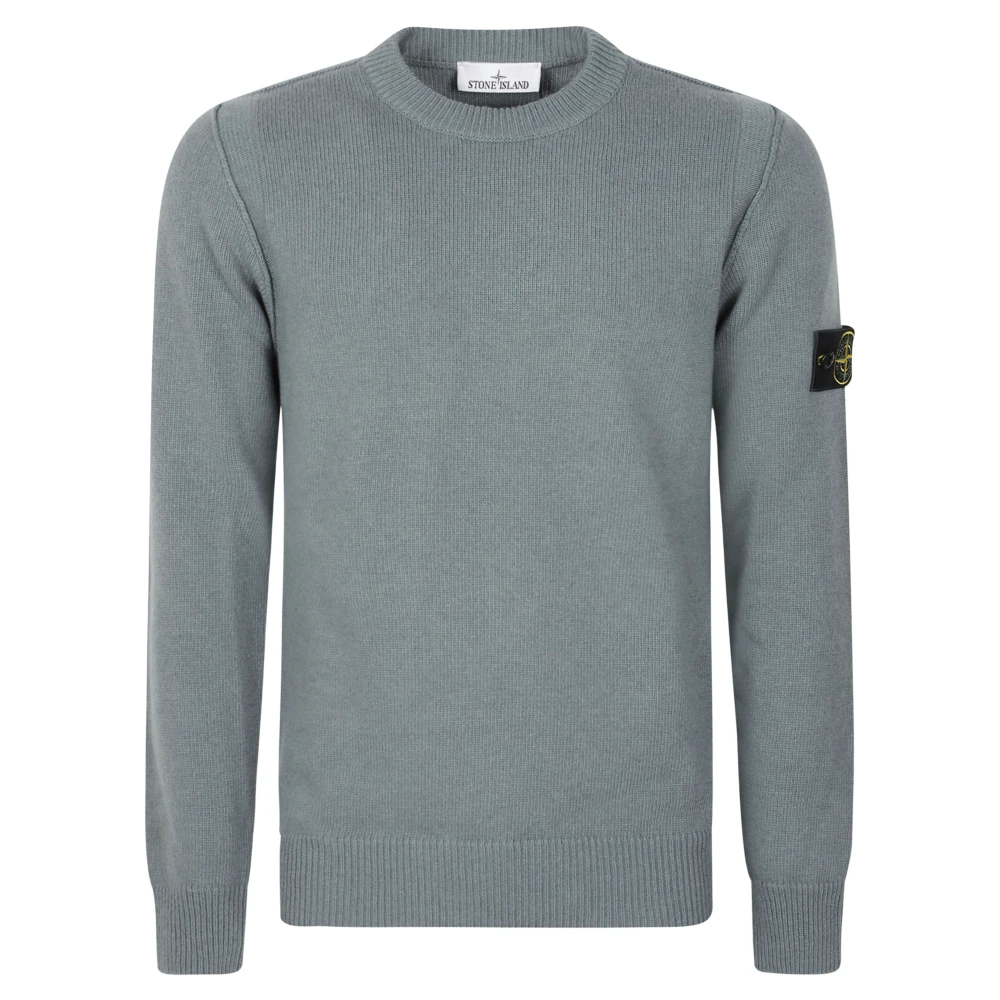 Stone Island Crew Neck Jumper - Male - Round-Neck Knitwear - Green - L - Knitwear